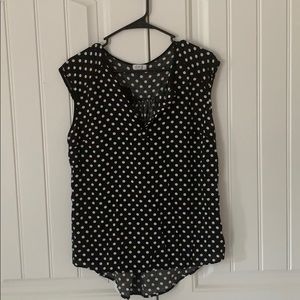 Polka dot blouse